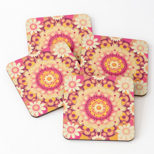 Item preview, Pink Orange Floral Splash designed and sold by Voyshop.
