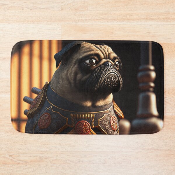 Item preview, Cool Samurai Pug #7 designed and sold by Artistic Pandas.