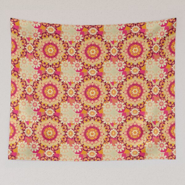 Item preview, Pink Orange Floral Splash designed and sold by Voyshop.