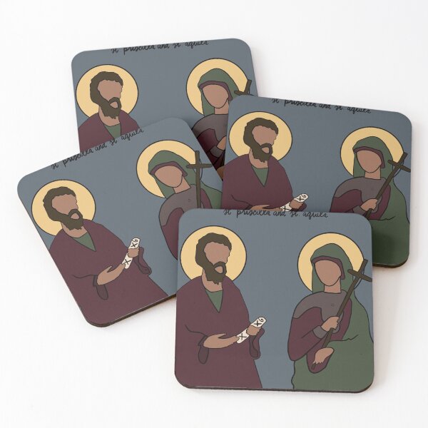 Item preview, Saint Priscilla & Saint Aquila designed and sold by KMumey Designs.