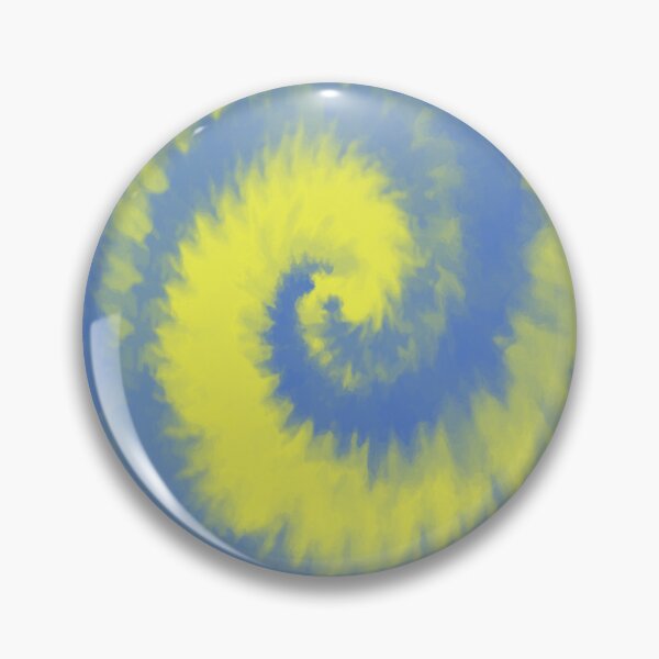 Item preview, Colorful Swirl in Blue & Phosphoric Yellow Shade Pattern 122 designed and sold by Manal-Patterns.