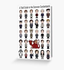 A Field Guide to the Common Cumberbatch (card/notebook) Greeting Card