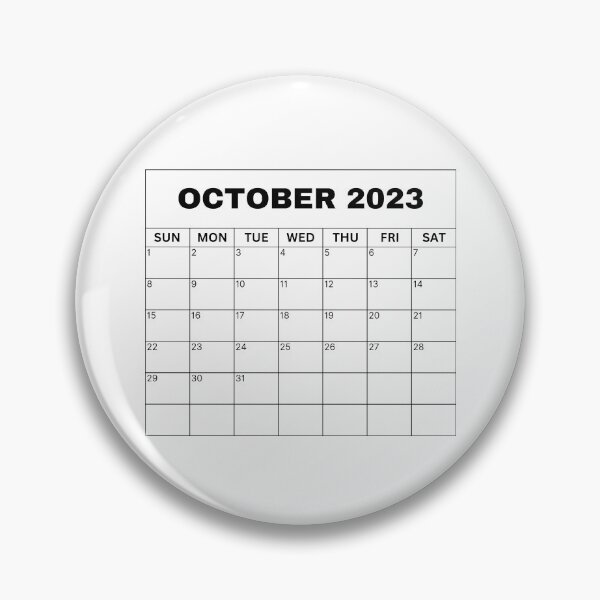 Item preview, October Calendar 2023 designed and sold by Binsagar.