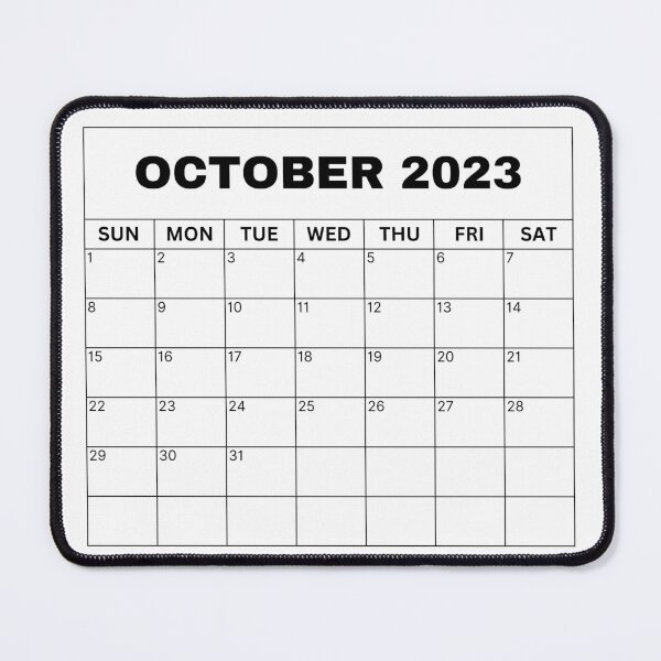 Item preview, October Calendar 2023 designed and sold by Binsagar.