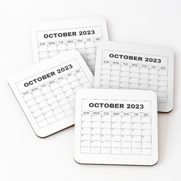 Item preview, October Calendar 2023 designed and sold by Binsagar.