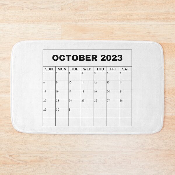 Item preview, October Calendar 2023 designed and sold by Binsagar.