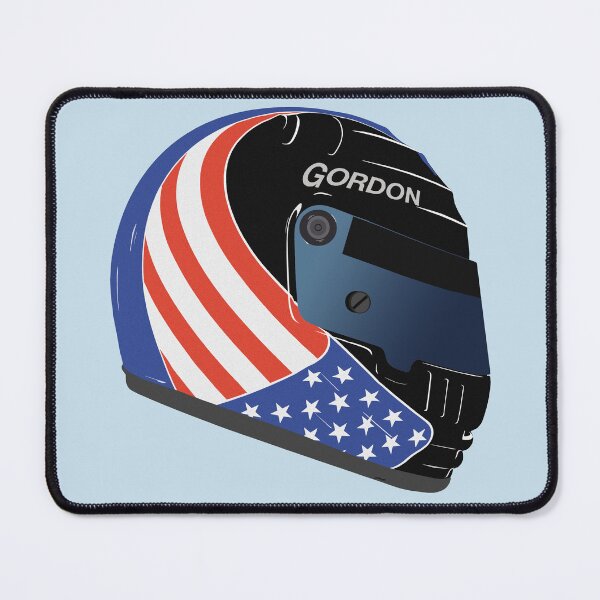 Item preview, All American | Robby Gordon helmet designed and sold by MotorsportMerch.