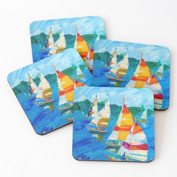 Item preview, Sailboats Sailboats on the sea designed and sold by DmitrySkripnyc.