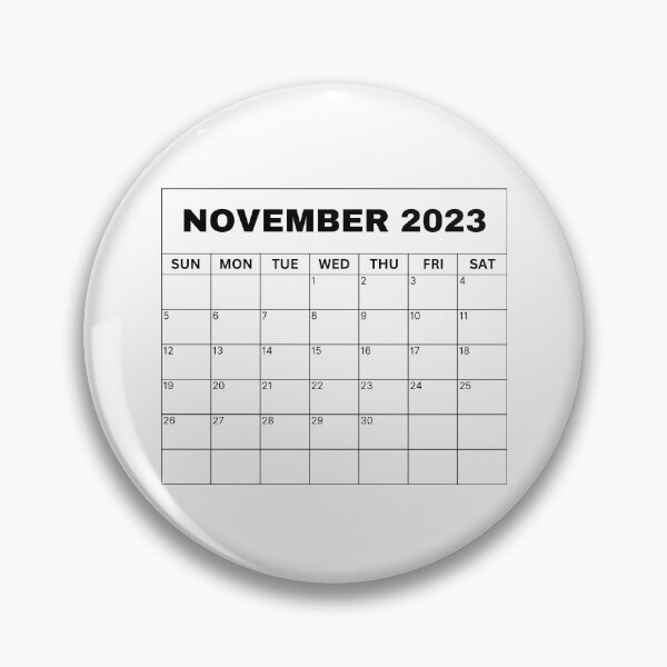 Item preview, November Calendar 2023 designed and sold by Binsagar.