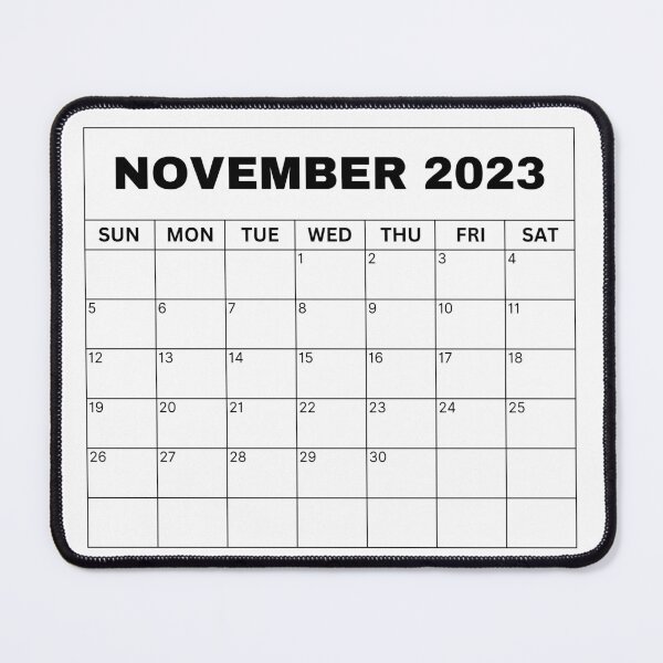 Item preview, November Calendar 2023 designed and sold by Binsagar.