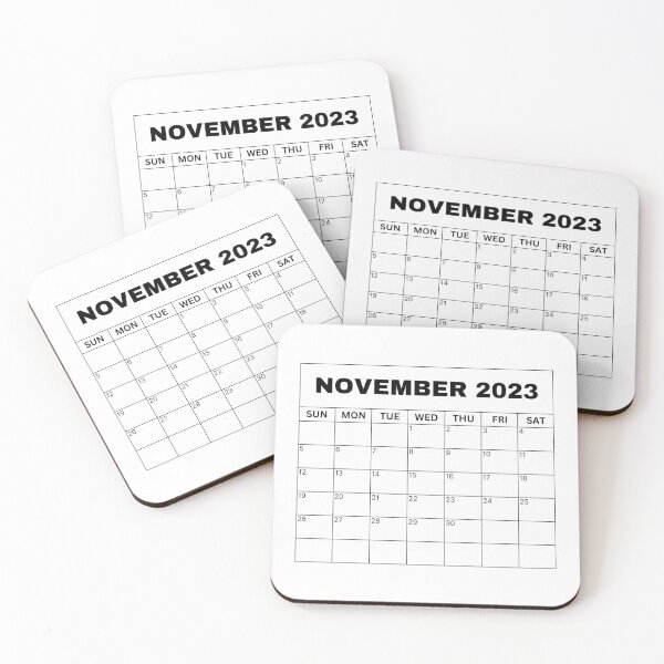 Item preview, November Calendar 2023 designed and sold by Binsagar.