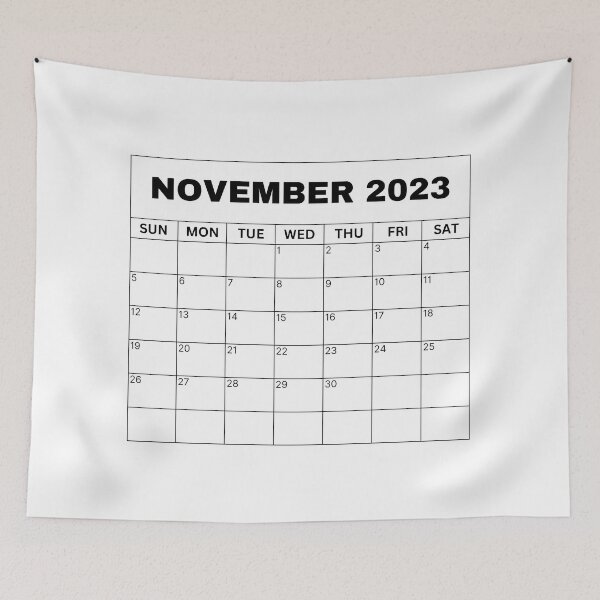 Item preview, November Calendar 2023 designed and sold by Binsagar.