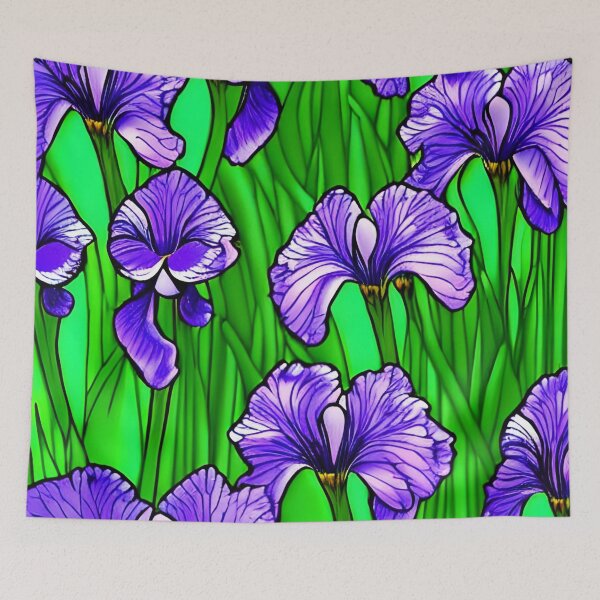Item preview, Beautiful Iris flowers designed and sold by gramizzia.