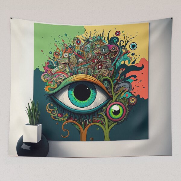 Item preview, Wall Art of Wall Art - Abstract, Trippy designed and sold by BySpinny.