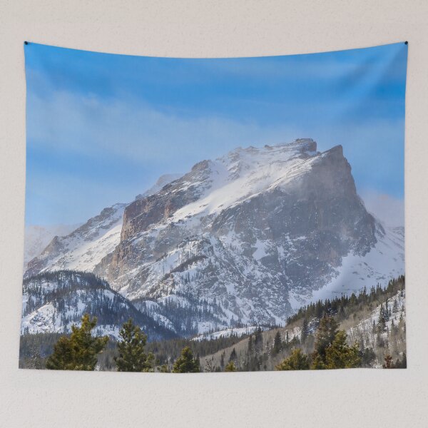 Item preview, Snow Covered Majestic Rugged Mountain Peak designed and sold by SafariByMarisa.