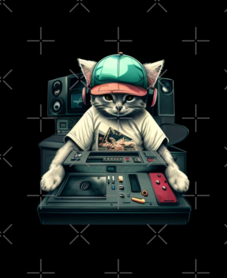 Cat DJ - Space Galaxy - DJ Cat - Deadmau5 - Deadmouse iPhone Case for Sale  by IfDesignGroup