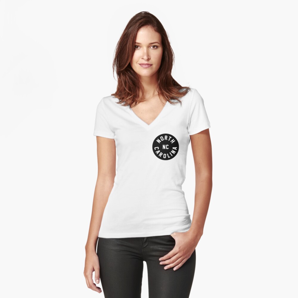 Item preview, Fitted V-Neck T-Shirt designed and sold by JamesShannon.