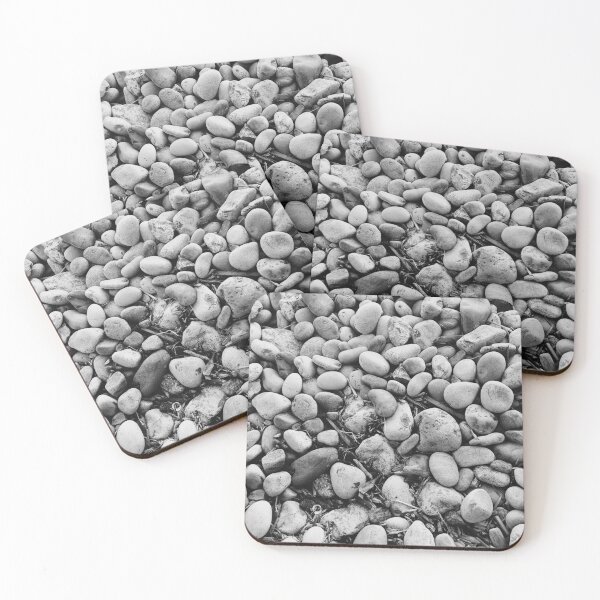 Item preview, pebbles background black and white designed and sold by Francespoppy.