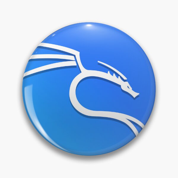 Artikelvorschau, Kali-Linux-Logo blau weiß entworfen und verkauft von D3mon98.