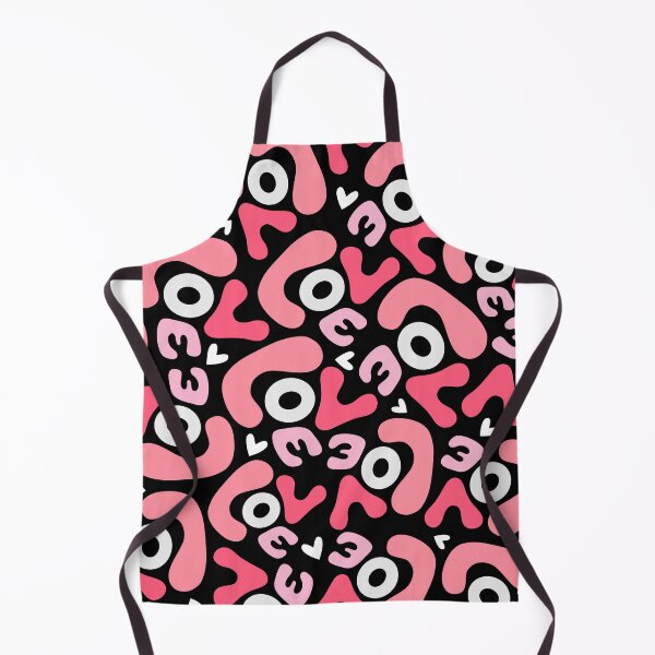 Item preview, Funny Love Word Valentines Typography Pattern With Cute Hearts designed and sold by panfilka.