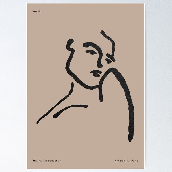 Item preview, Ink illustration of woman portrait designed and sold by iStarDesign.