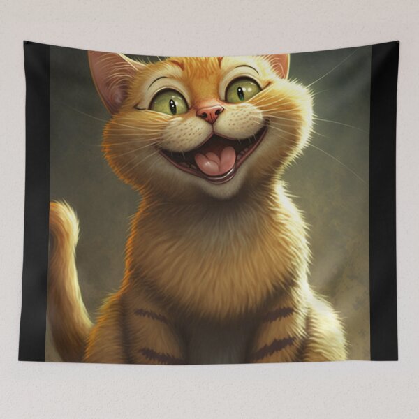 Item preview, Smiling cats - Cat 1 designed and sold by AB9-Designs.