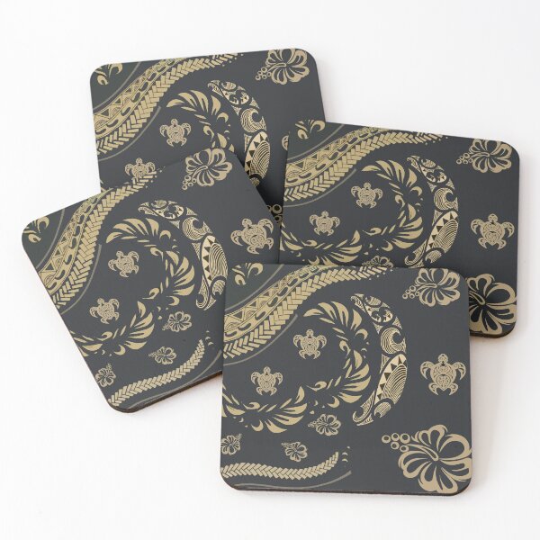 Item preview, Golden Hawaiian Tapa Fusion designed and sold by J Marielle Designs.