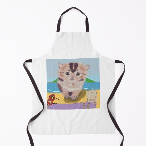 Item preview, Cute kitten at the beach designed and sold by Jacinta hunt.