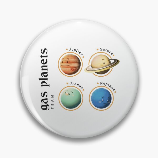 Item preview, Gas Planets of Solar System names Pack cute kawaii - learn astronomy gift designed and sold by celestevolta.