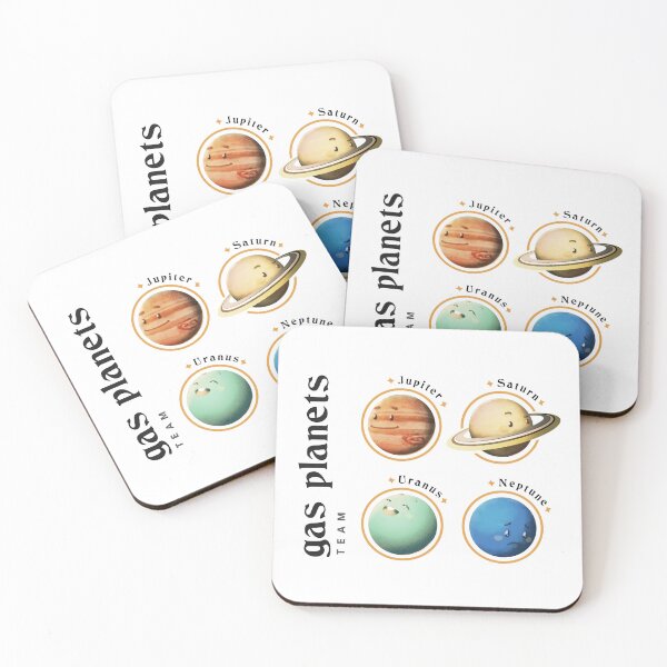 Item preview, Gas Planets of Solar System names Pack cute kawaii - learn astronomy gift designed and sold by celestevolta.