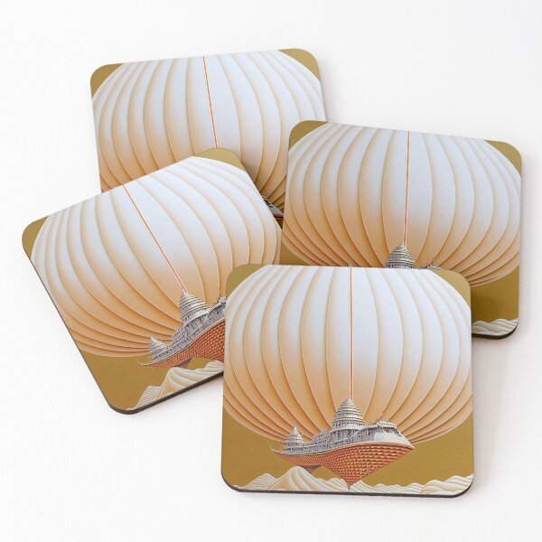 Item preview, An aerostat temple in a desert designed and sold by osssoconcept.