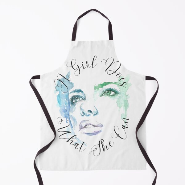 Item preview, A Girl Does What She Can Cool Colors designed and sold by dealchica.