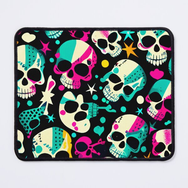 Item preview, Glam Rock Skulls designed and sold by ArtMadeByAI.