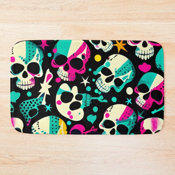 Item preview, Glam Rock Skulls designed and sold by ArtMadeByAI.