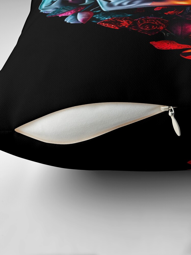 Thumbnail 2 of 4, Pillow, Lovers in the Dark Side designed and sold by POST-VANITAS.