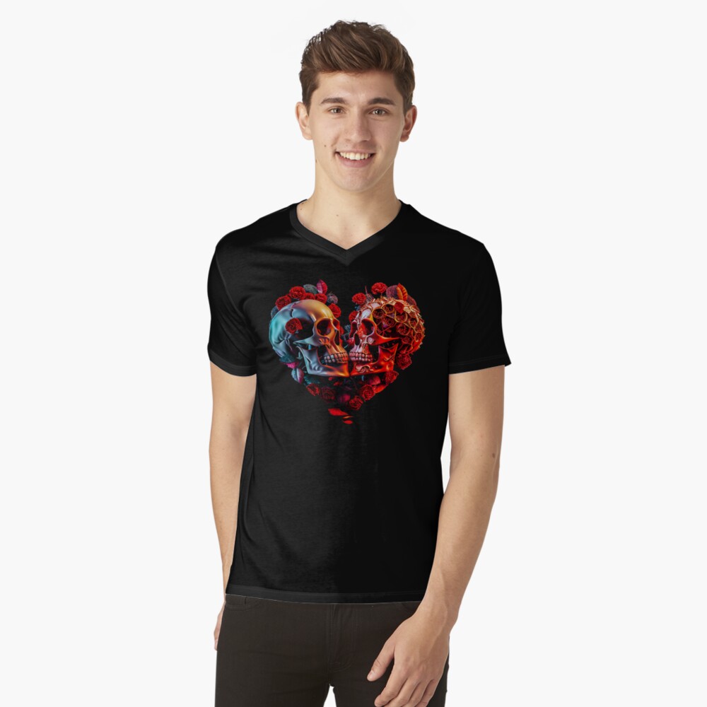 Item preview, V-Neck T-Shirt designed and sold by POST-VANITAS.