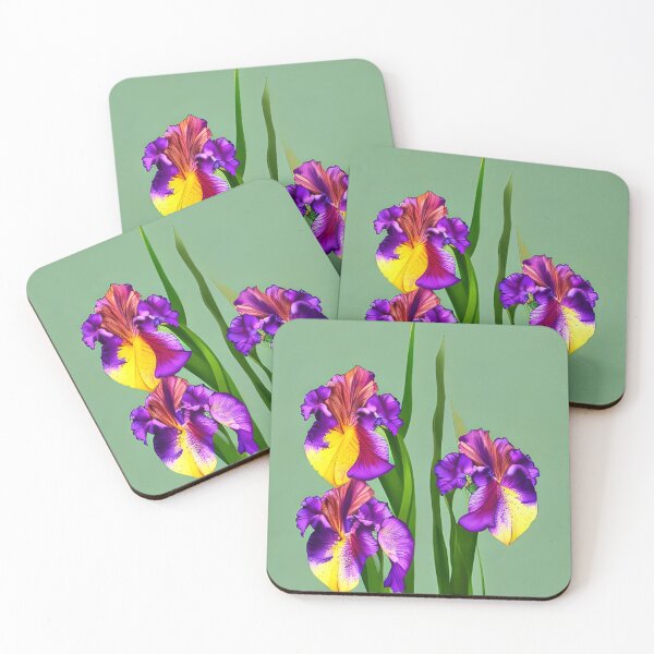 Item preview, Beautiful Iris flowers designed and sold by gramizzia.