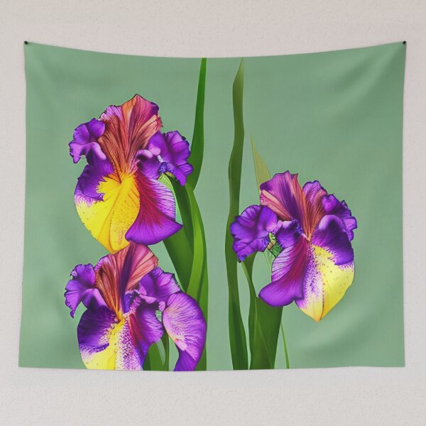 Item preview, Beautiful Iris flowers designed and sold by gramizzia.