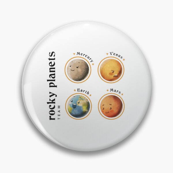 Item preview, Rocky Planets of Solar System names Pack cute kawaii - learn astronomy gift designed and sold by celestevolta.