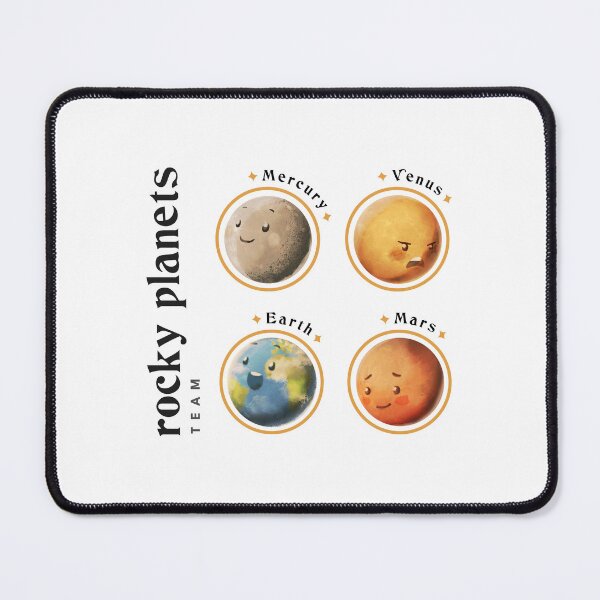Item preview, Rocky Planets of Solar System names Pack cute kawaii - learn astronomy gift designed and sold by celestevolta.