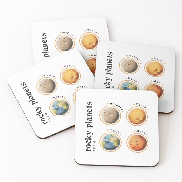 Item preview, Rocky Planets of Solar System names Pack cute kawaii - learn astronomy gift designed and sold by celestevolta.