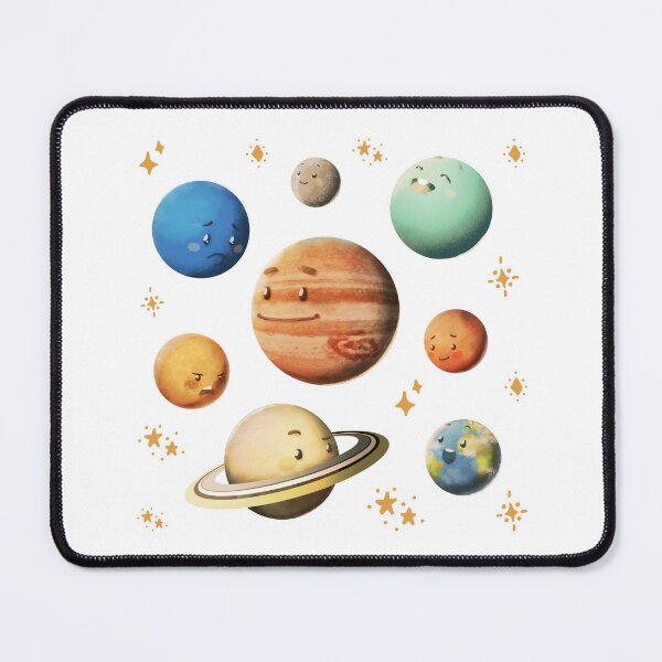 Item preview, Planets of Solar System Pack with stars cute kawaii - learn astronomy gift designed and sold by celestevolta.