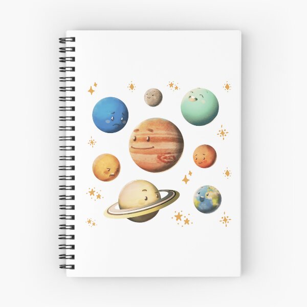 Item preview, Planets of Solar System Pack with stars cute kawaii - learn astronomy gift designed and sold by celestevolta.