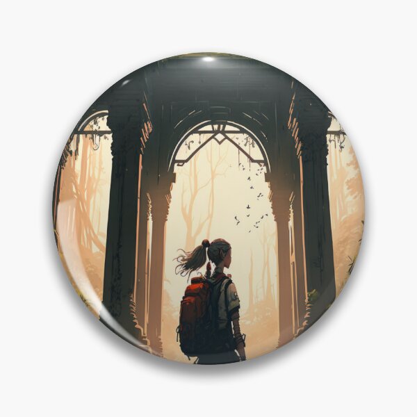 Item preview, Adventurous Girl in a ruined city  designed and sold by Hestilyass.