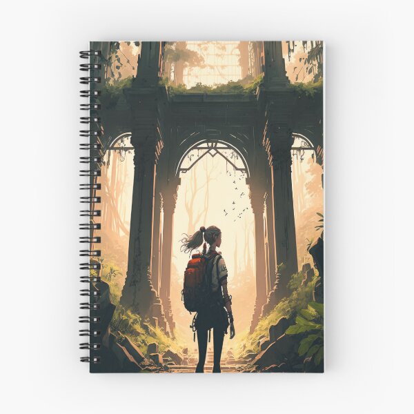Item preview, Adventurous Girl in a ruined city  designed and sold by Hestilyass.