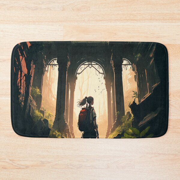 Item preview, Adventurous Girl in a ruined city  designed and sold by Hestilyass.
