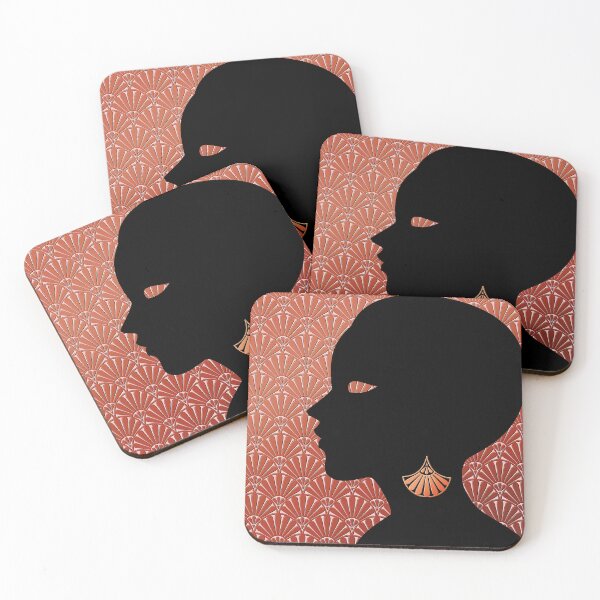 Item preview, Art Deco Silhouette Copper designed and sold by MelAislingArt.