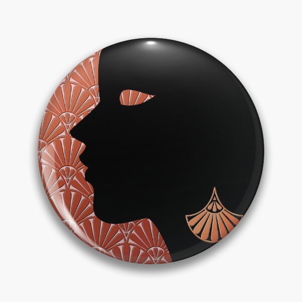 Item preview, Art Deco Silhouette Copper designed and sold by MelAislingArt.