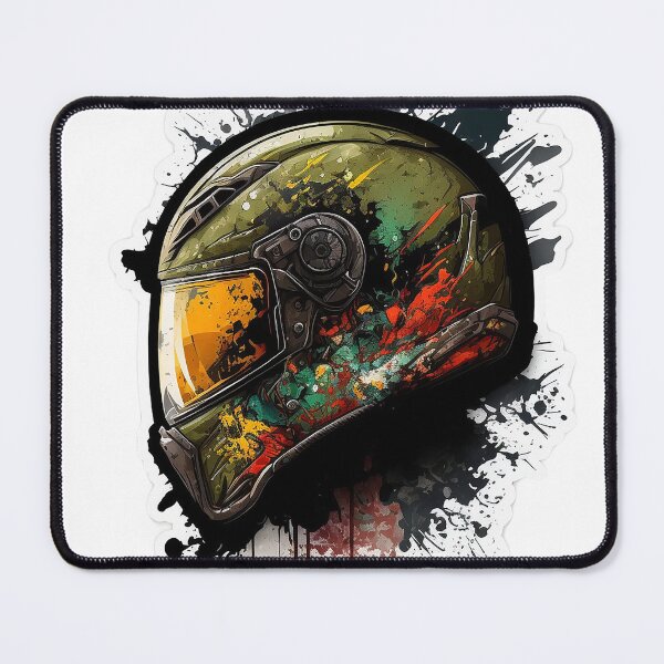 Item preview, helmet moto futurist designed and sold by Famously.