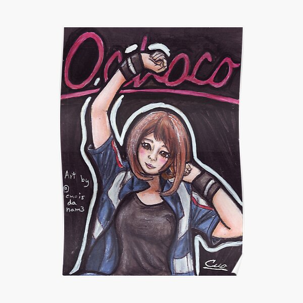 Ochaco Uraraka My Hero Academia Portrait Print Poster